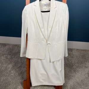 Gorgeous Cream Dress and Suit Jacket with pants.